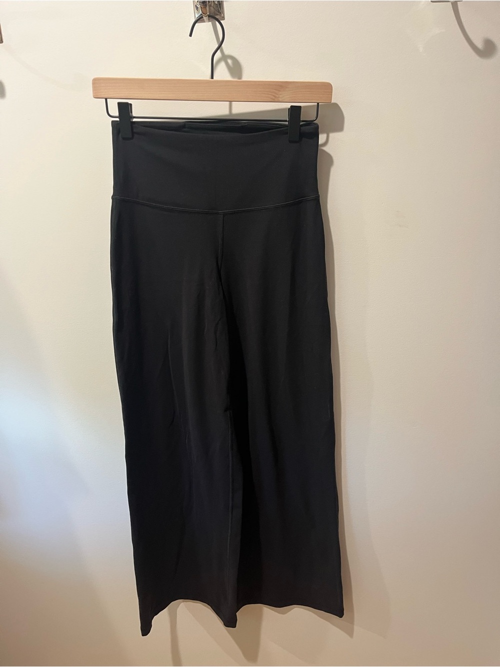 Athleta Black High-Rise Wide-Leg Leggings